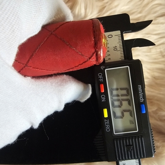 PRADA Quilted Fiery Red Nylon & Saffiano Leather Long Wallet Round Zipper - Picture 16 of 16